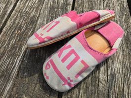 Babouches: Stoff (38)-Sale