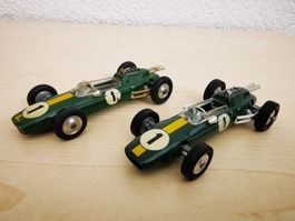 2x Corgi Toys 1/43 Lotus Climax Formula1, near mint
