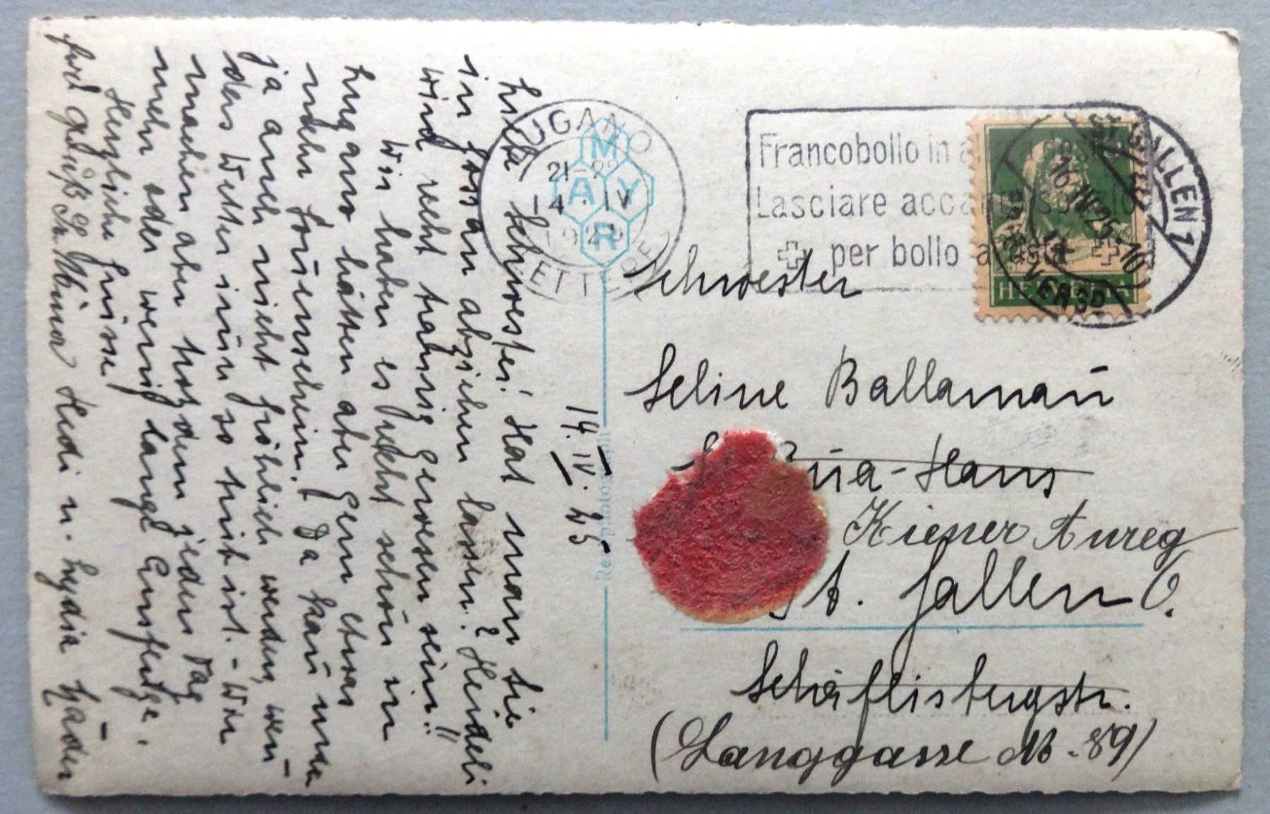 Cartes postales: Lugano-Paradiso – D'occasion à Fétigny par Billy2miny 1