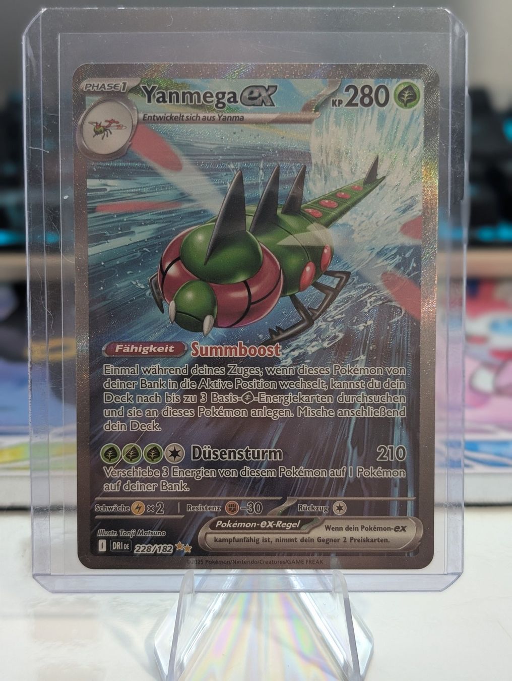 Pokémon Carte collezionabili: Yanmega ex (DRI 228) Ewige Rivalen DE – Nuovo (secondo la descrizione) da Bern venduto da yve_879k