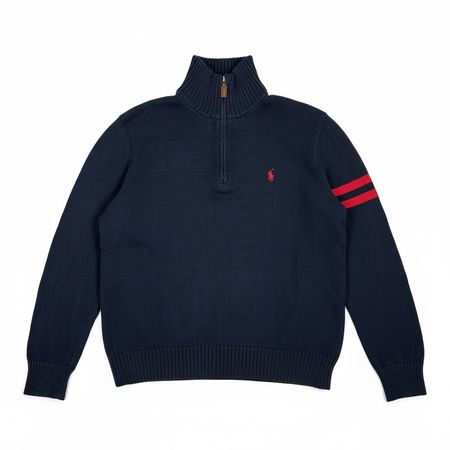 Pull demi-zip Polo Ralph Lauren Bleu Marine - M #20