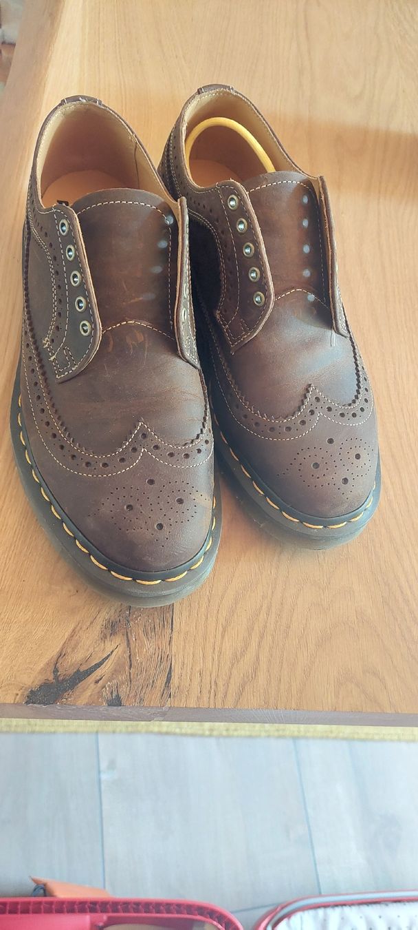 Dr. Martens Herrenschuhe: Dr. Martens Schnürschuhe braun Grösse 41 – Neu (gemäss Beschreibung) aus Unterentfelden von Mikkeli