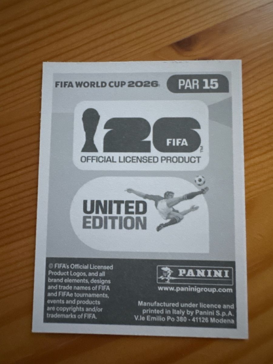 Panini Cartes à collectionner: Panini FWC 2026 PAR15 – D'occasion à Vesenaz par miguelfdfrade 1