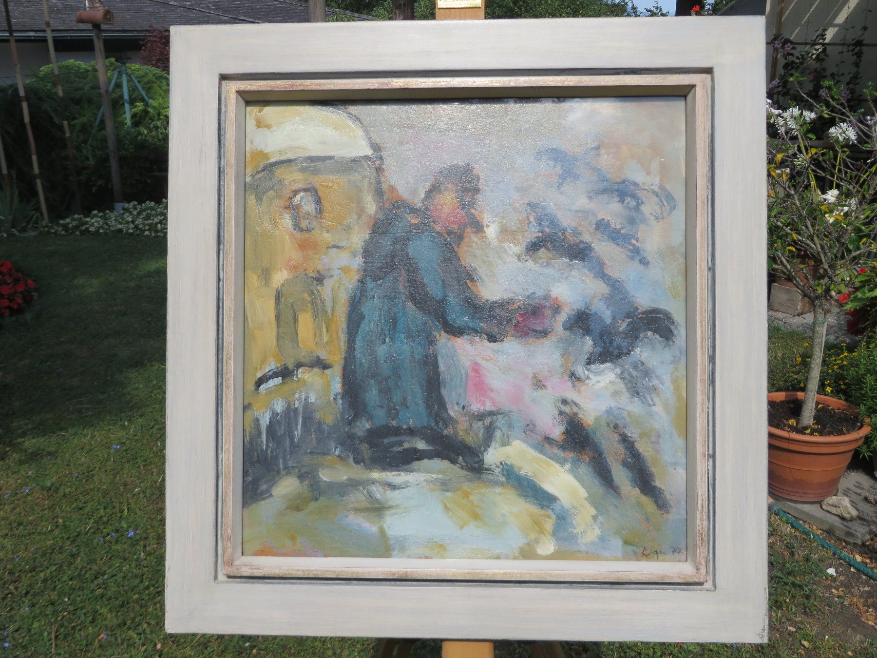 Dipinti: Kloster Bruder Eugen Bollin 1939 original Oel – Usato da Bad Ragaz venduto da FutureZ