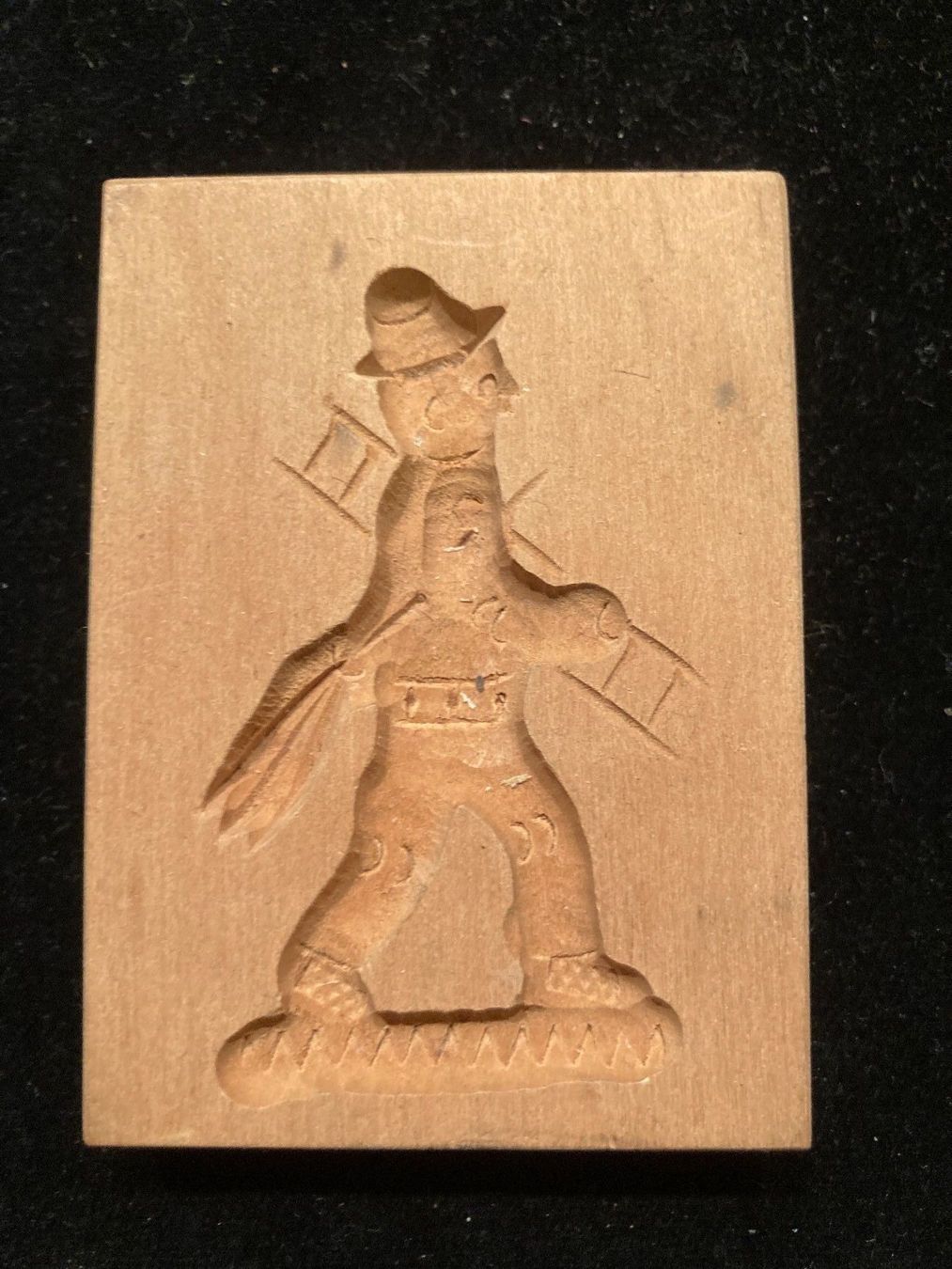 Moules à gâteaux: Kleines Holz - Model mit Kaminkehrer – D'occasion à Zürich par Chaeffeler