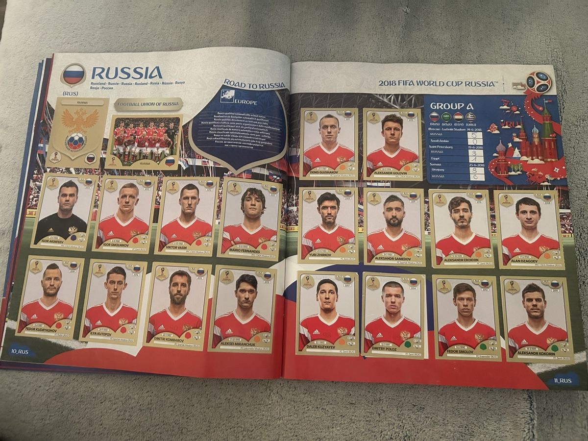 Panini Album: Panini Album Wm 2018 – Nuovo (secondo la descrizione) da Binningen venduto da Flagello 3