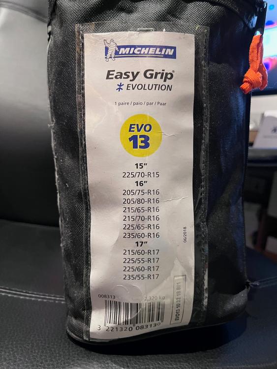 Schneeketten Michelin Easy Grip EVO 9 NEU 15 16 17