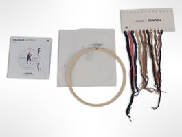RICO DESIGN Stickpackung Lovebirds