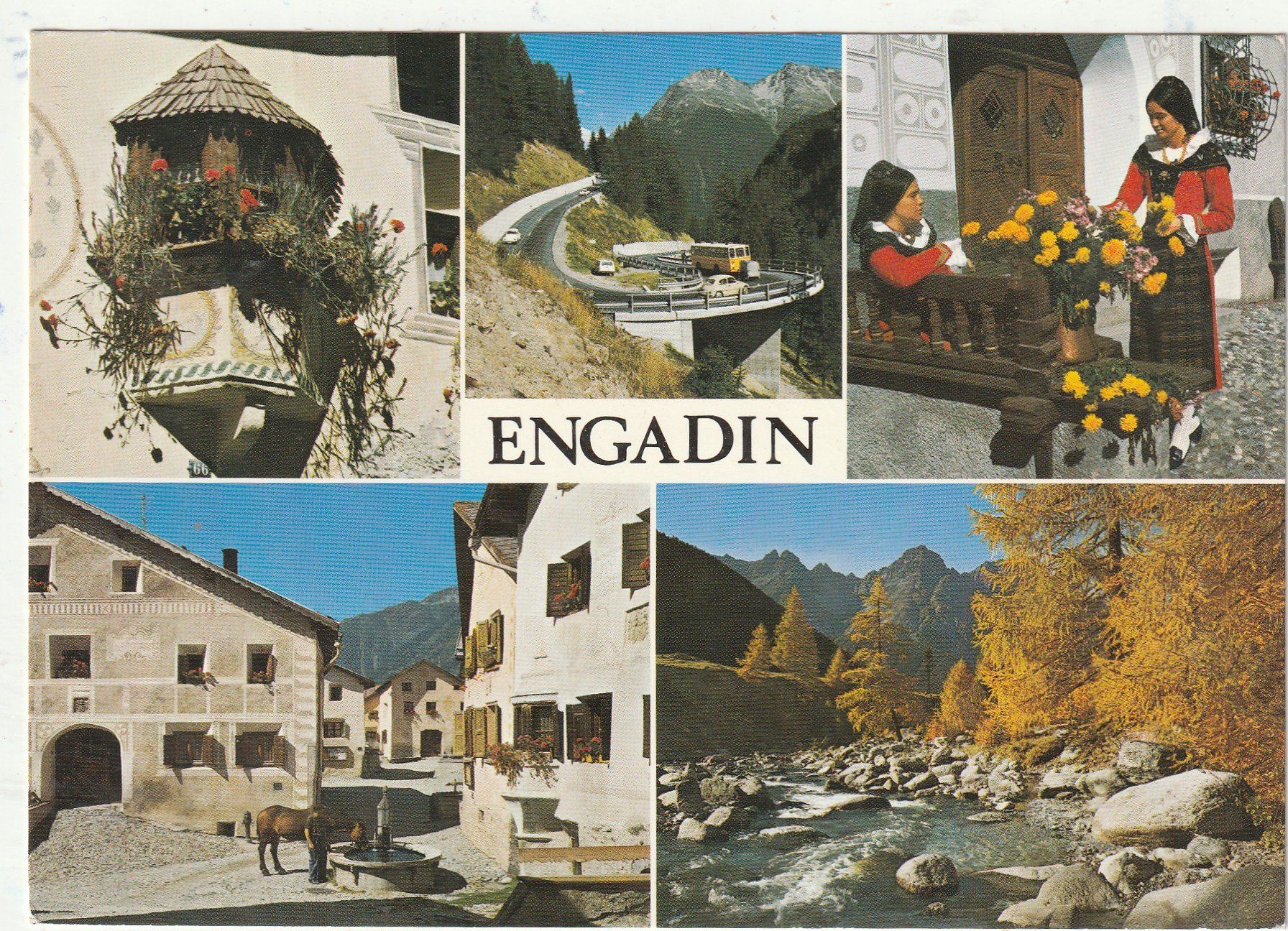Ansichtskarten: Engadin MBKK – Gebraucht aus Lumbrein von made02