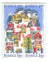 Briefmarken "Weihnachten". Schweden