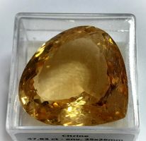 Citrine poire 40.04 ct - Valeur 440.- Fr.