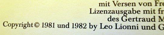 Libri: Das Jahr der Mäuse Leo Lionni – Usato da Wetzikon ZH venduto da strubeli024 1