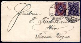 BELEG 2X20 MARK BERLIN FRIEDENAU UM 1922 ERHALT SIEHE SCAN