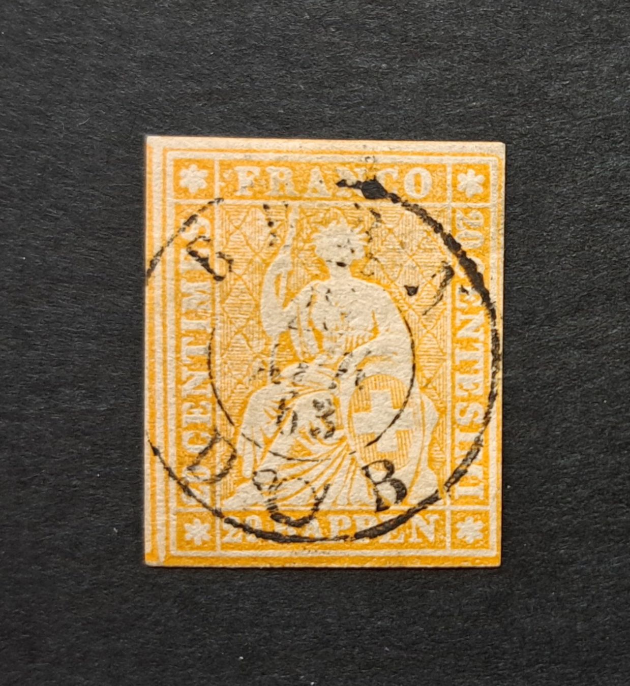 Tutti i francobolli: Strubel SBK 25G Vollstempel Bern – Usato da Unterägeri venduto da PhilatelieStudiger