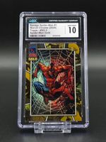 2024 Topps Chrome Marvel Spiderman Gold #SG-3 CGC 10 / 🇬🇧