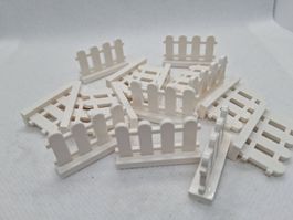 Lego 15 Stk. weisse Zäune (new)