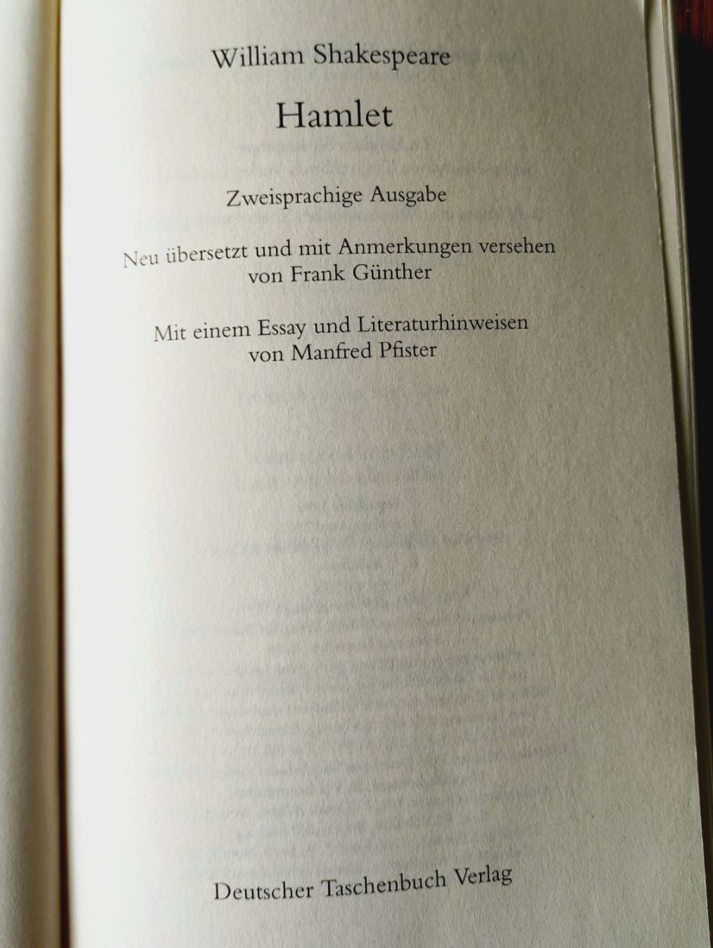 Libri: Shakespeare: Hamlet - Zweisprachige Ausgabe D/E – Usato da Uster venduto da Junipa 2