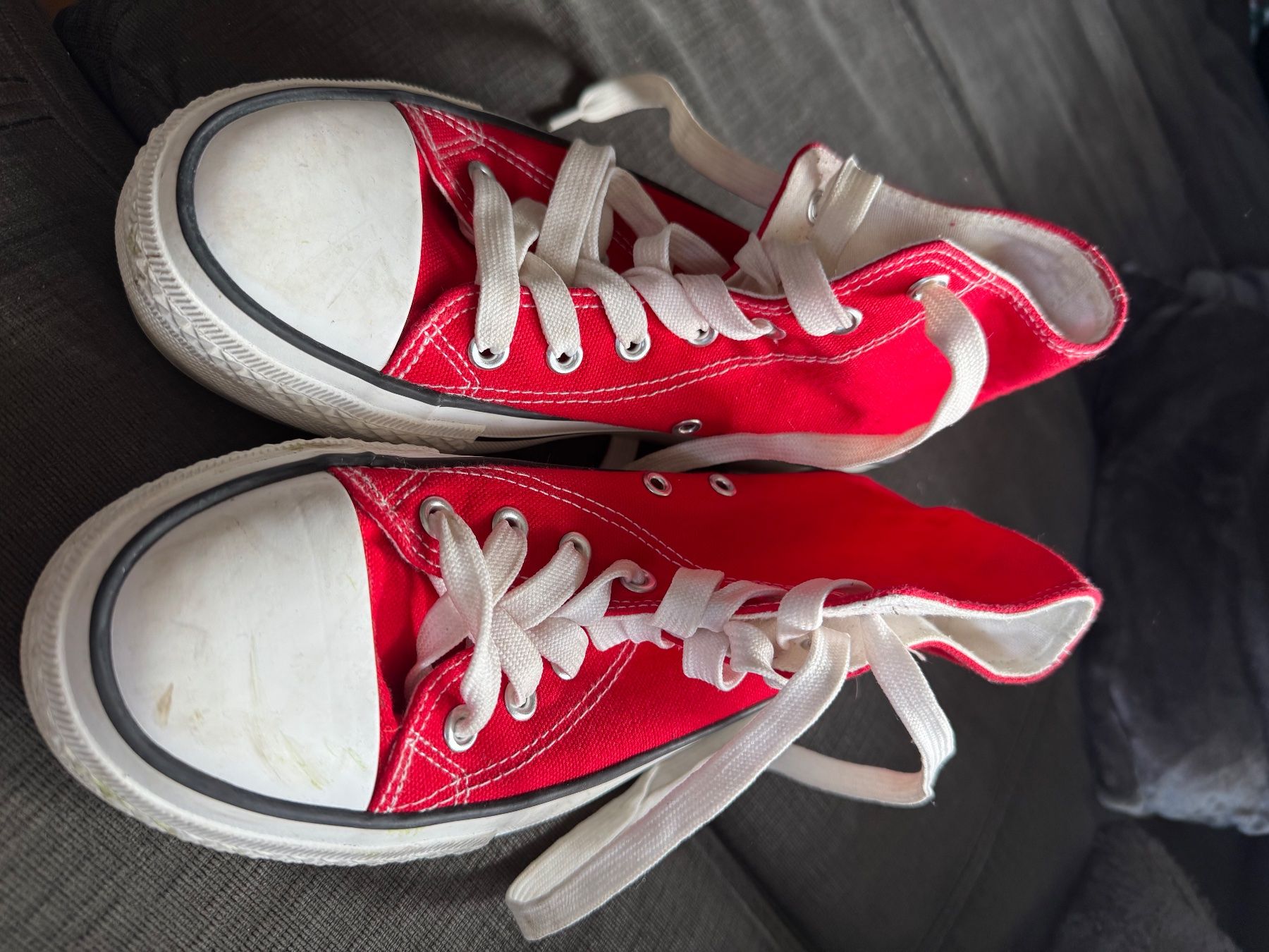 Scarpe da donna: Baskets rouges montantes, taille 39 Marina – Usato da Veyrier venduto da Kimedovapa_1 1