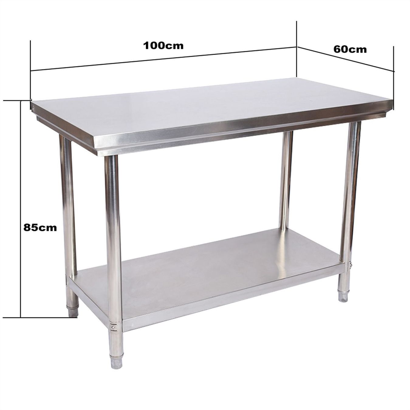 Möbel & Einrichtung: Edelstahl Arbeitstisch 100x60x85cm – Neu und originalverpackt aus Bottighofen von zaap 5