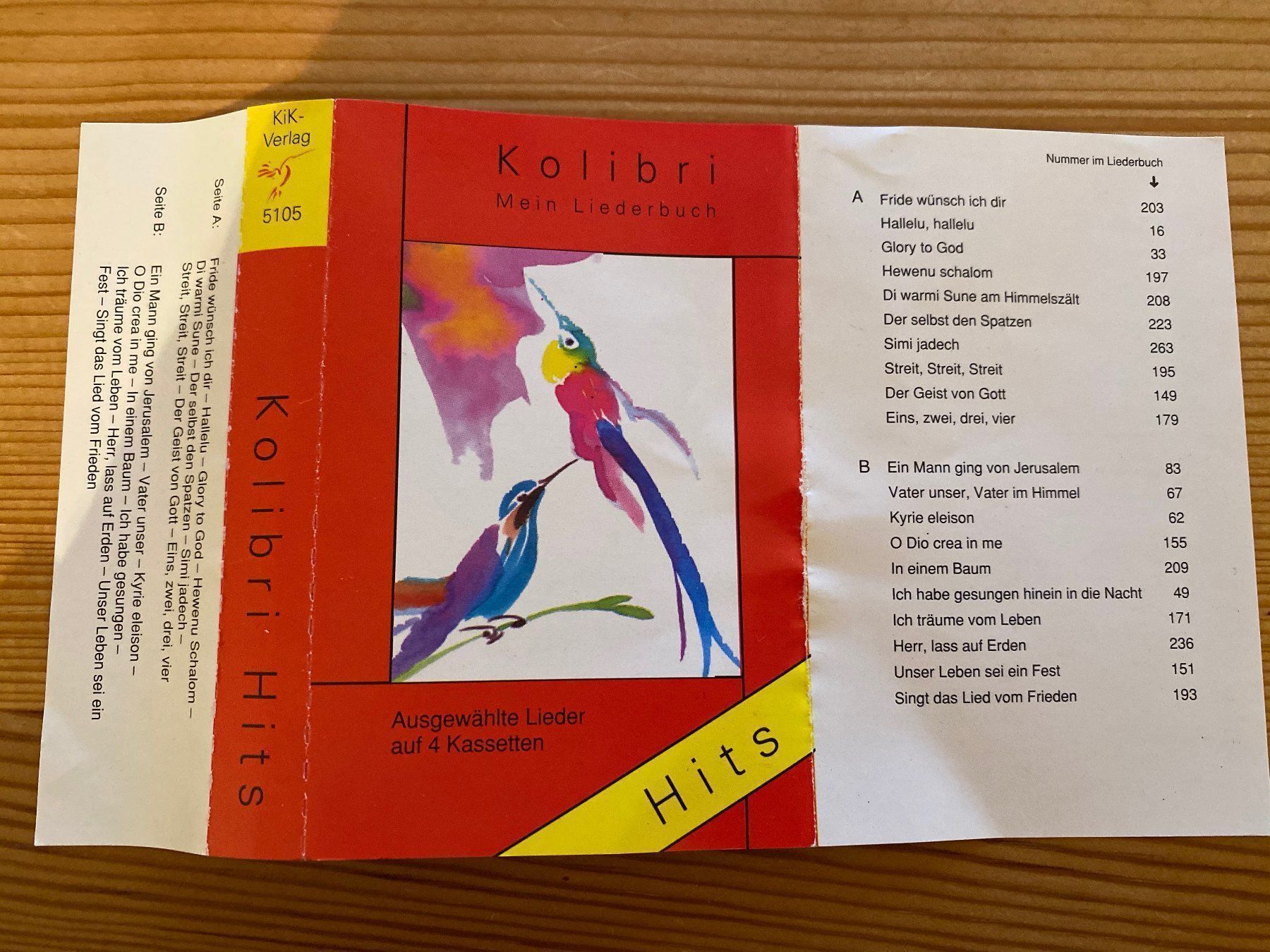Kompaktkassetten: Kassette – Kolibri Hits – Gebraucht aus St.Gallen von kingsamas 1