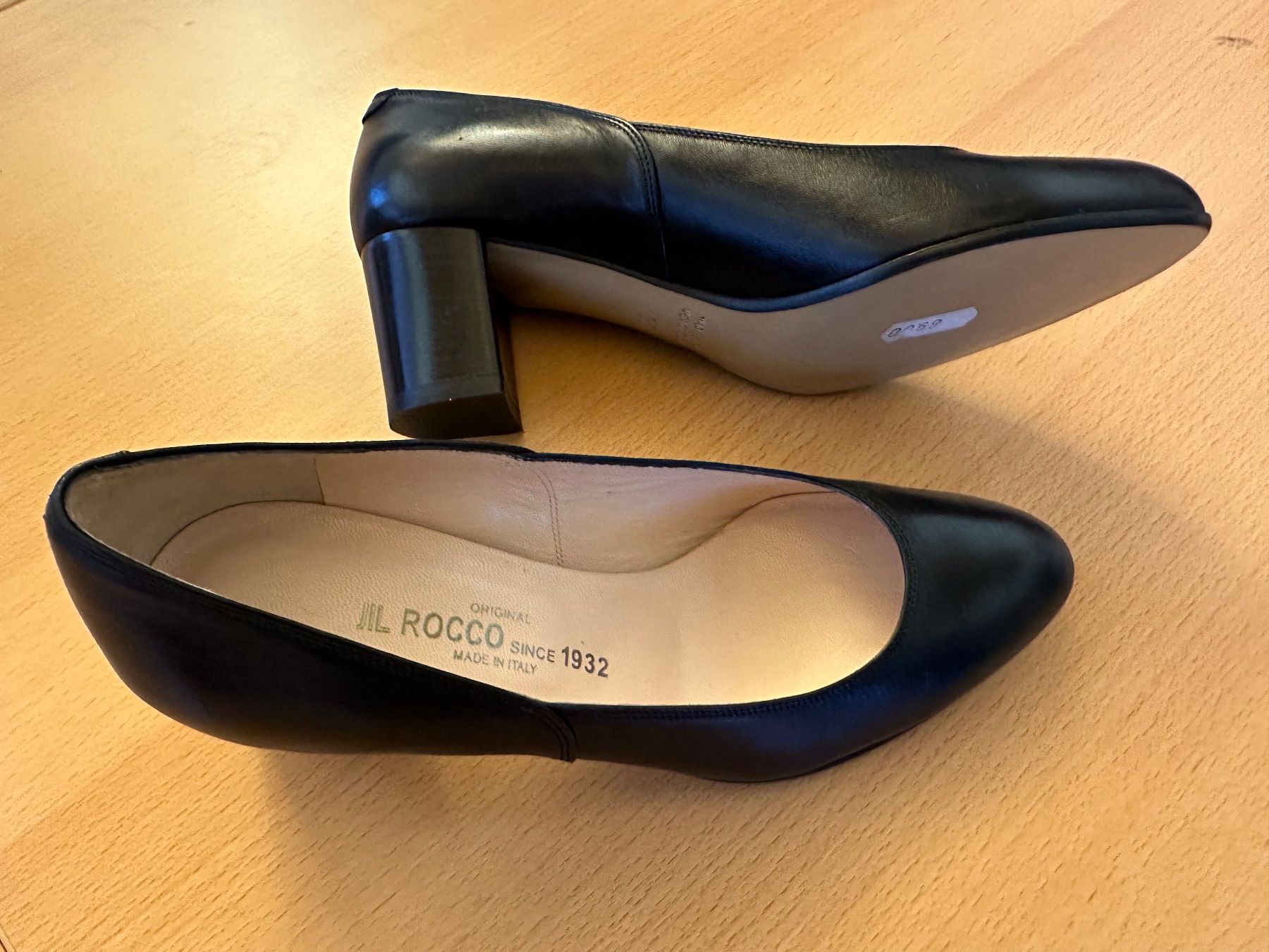 Scarpe da donna: moderner Damenschuh, Lederpumps schwarz, Grösse 35 – Nuovo (secondo la descrizione) da Wallbach venduto da logologo01 1