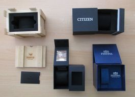 Diverse Uhrenboxen
