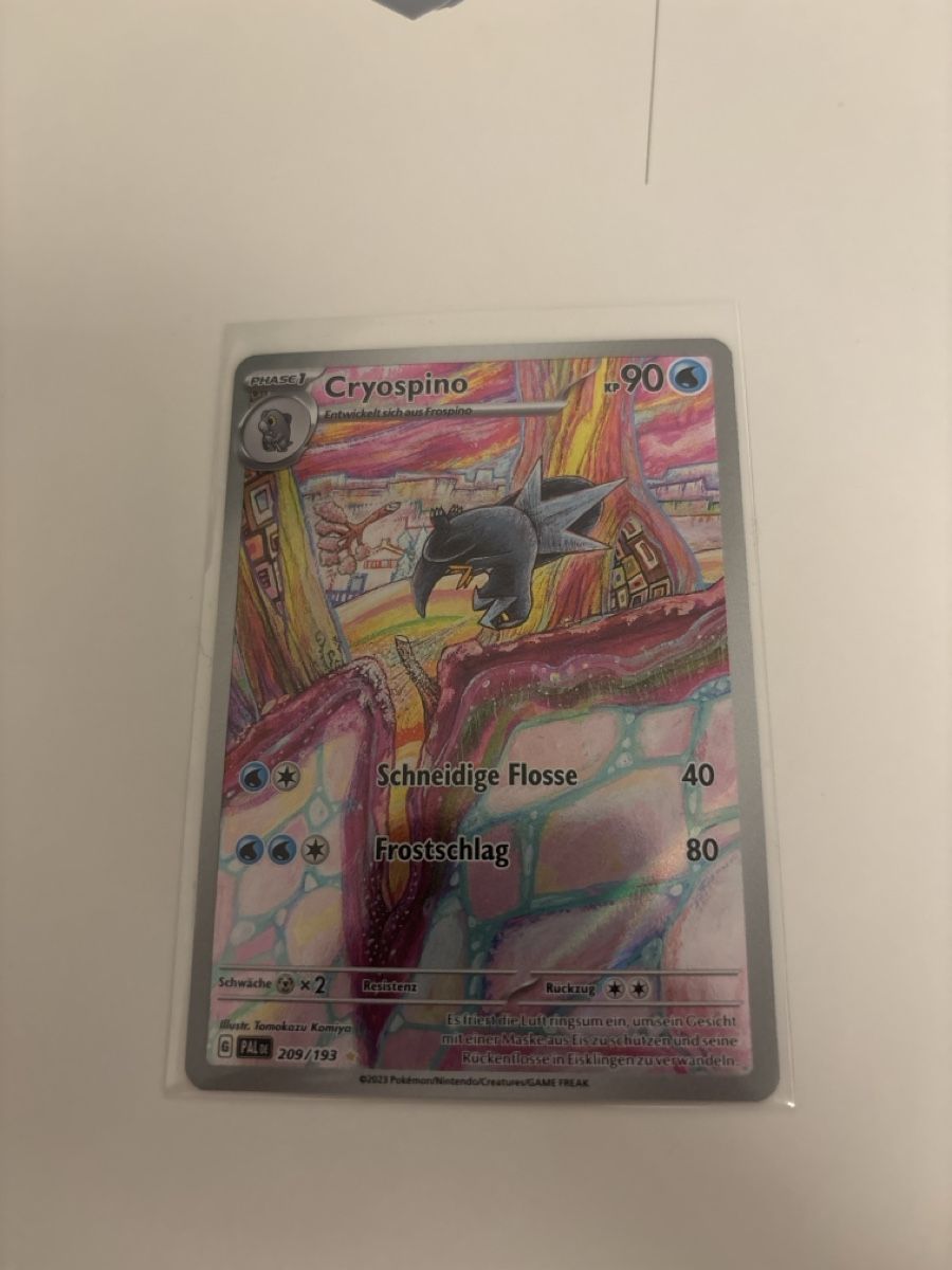 Pokémon Carte collezionabili: Cryospino Fullart – Nuovo (secondo la descrizione) da Burgdorf venduto da Safak_o7