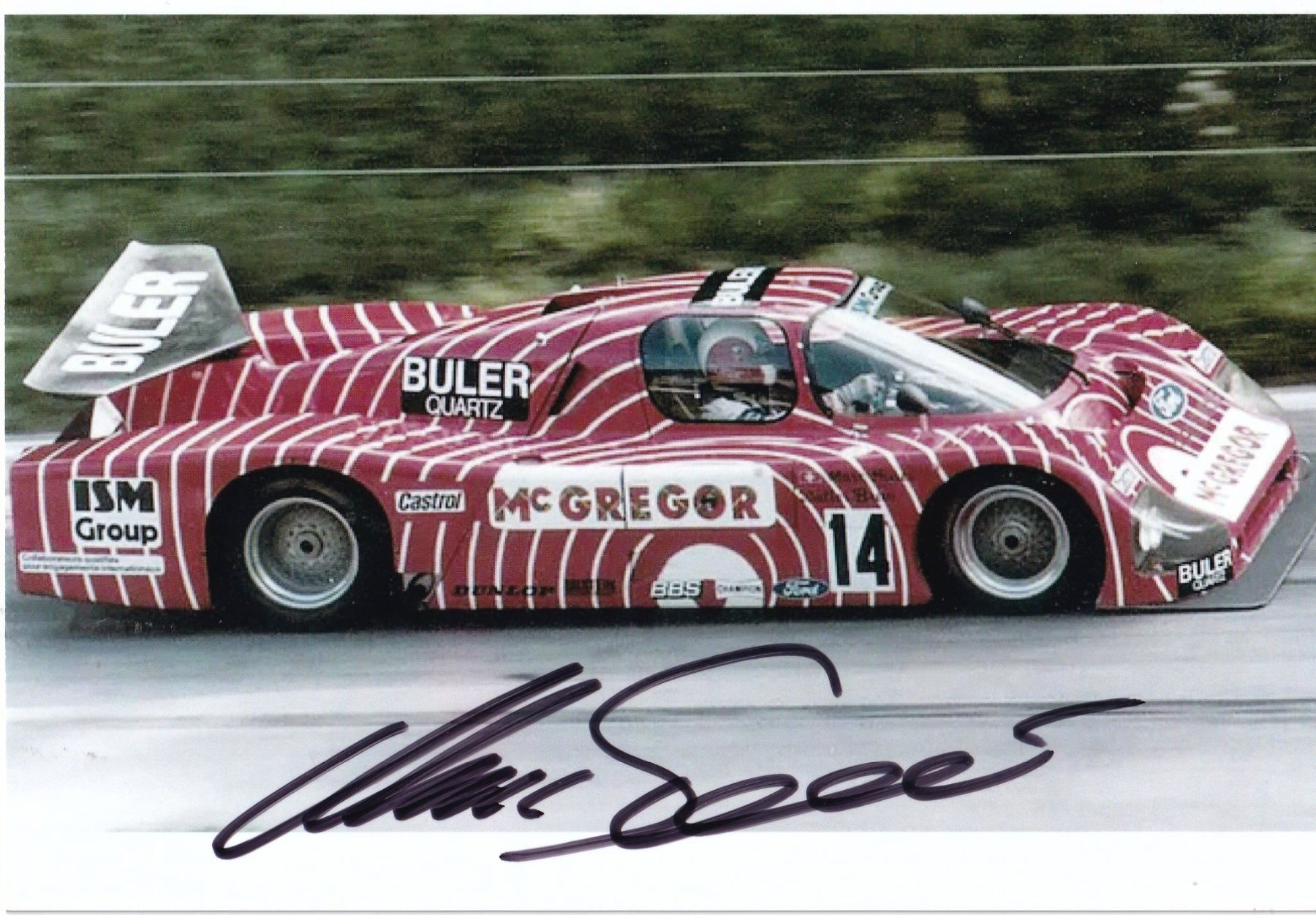 Autographes: Marc Surer / 4 Orginal Autogramme – D'occasion à Grabs par Sauber60