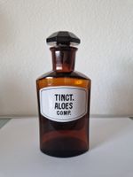 Alte Apothekerflasche TINCT. ALOES/ flacon pharmacie