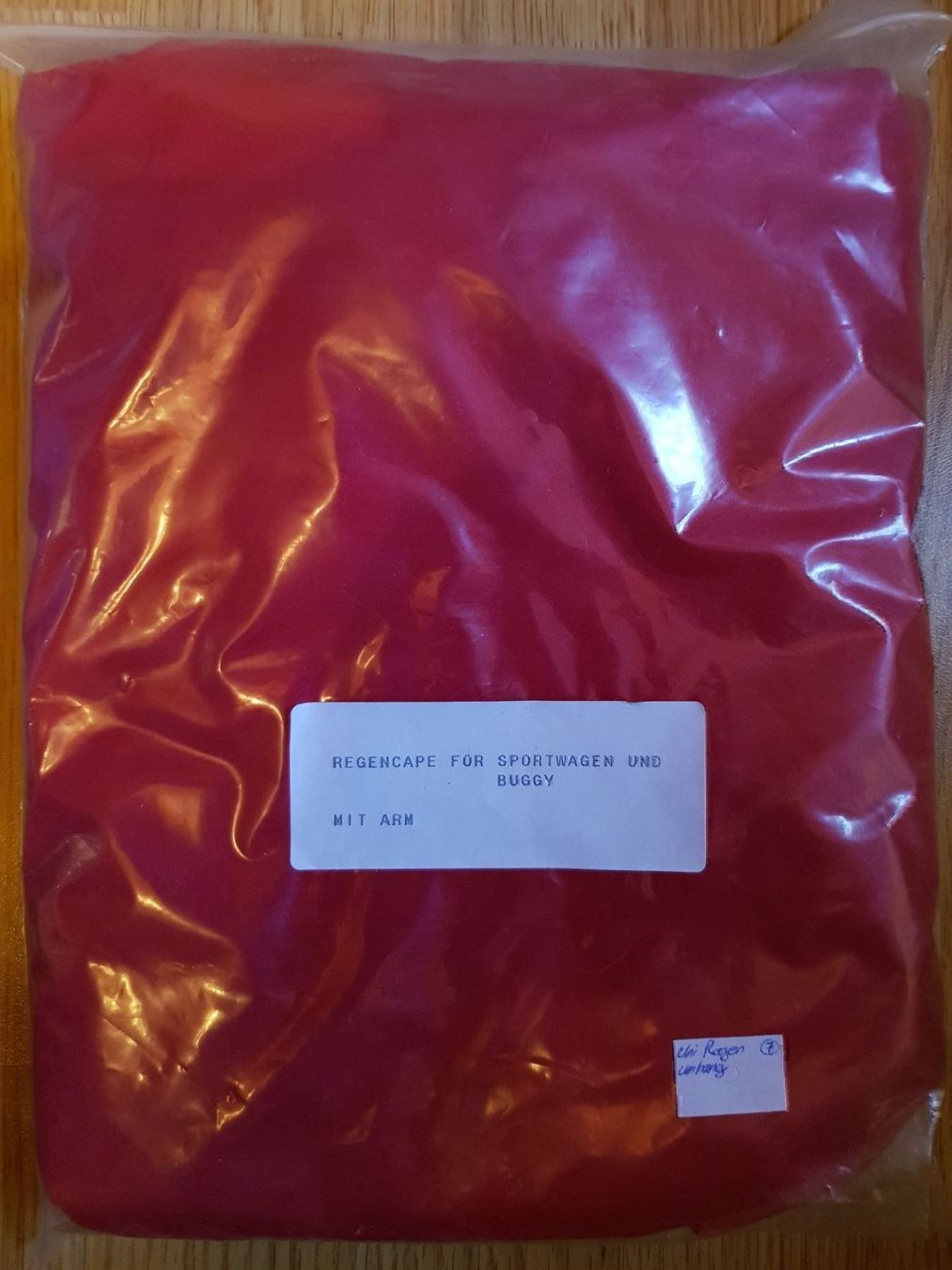 Carrozzine: Universal Regenverdeck für Buggy rot – Nuovo e nell'imballaggio originale da Schwarzenburg venduto da Flamingo07 1