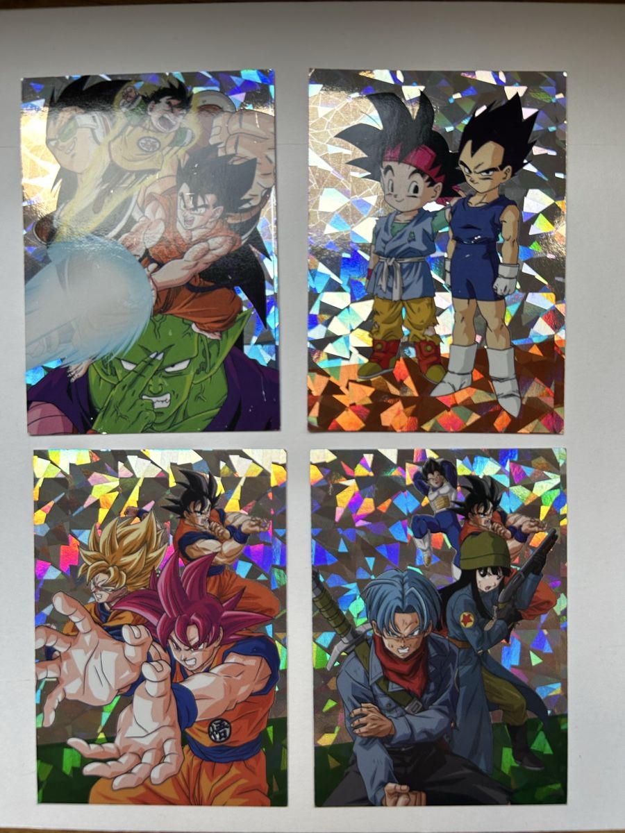 Panini Sammelbilder & Trading cards: 4 Dragonball Sammelkarten – Gebraucht aus Basel von JM_Cards