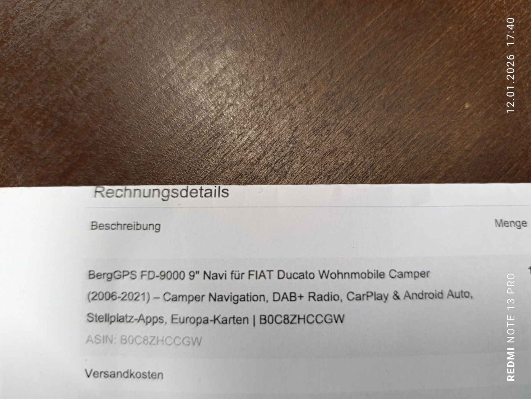 Multimediaplayer & Streamer: Multimediagerät Fiat Ducato – Neu (gemäss Beschreibung) aus Kaltbrunn von stef5 4
