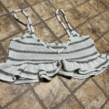 Top di lino a maglia- nuovo S/M