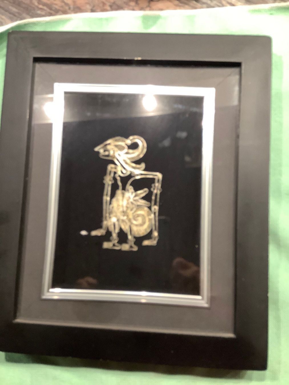 Dipinti: Wayang  Bild aus  Silberdraht – Usato da Zürich venduto da Albatros57