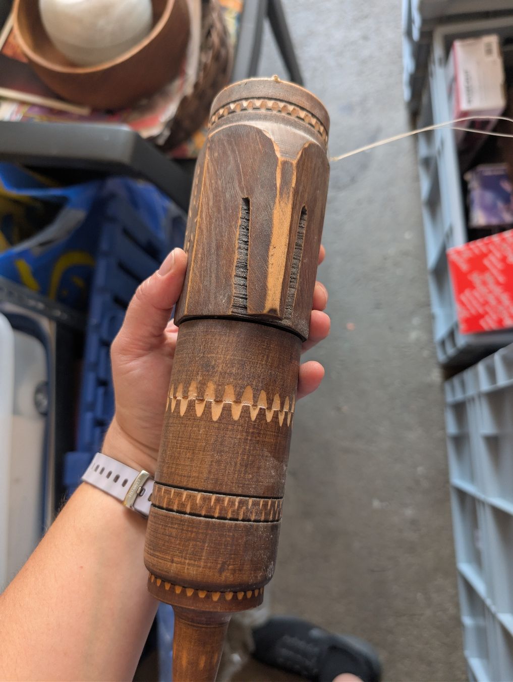 Articles en bois: antiker Wetzsteinhalter – D'occasion à Bern par berneroberlaenderin 2