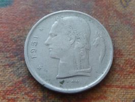 BELGIQUE  1  Franc  1951  (Z)