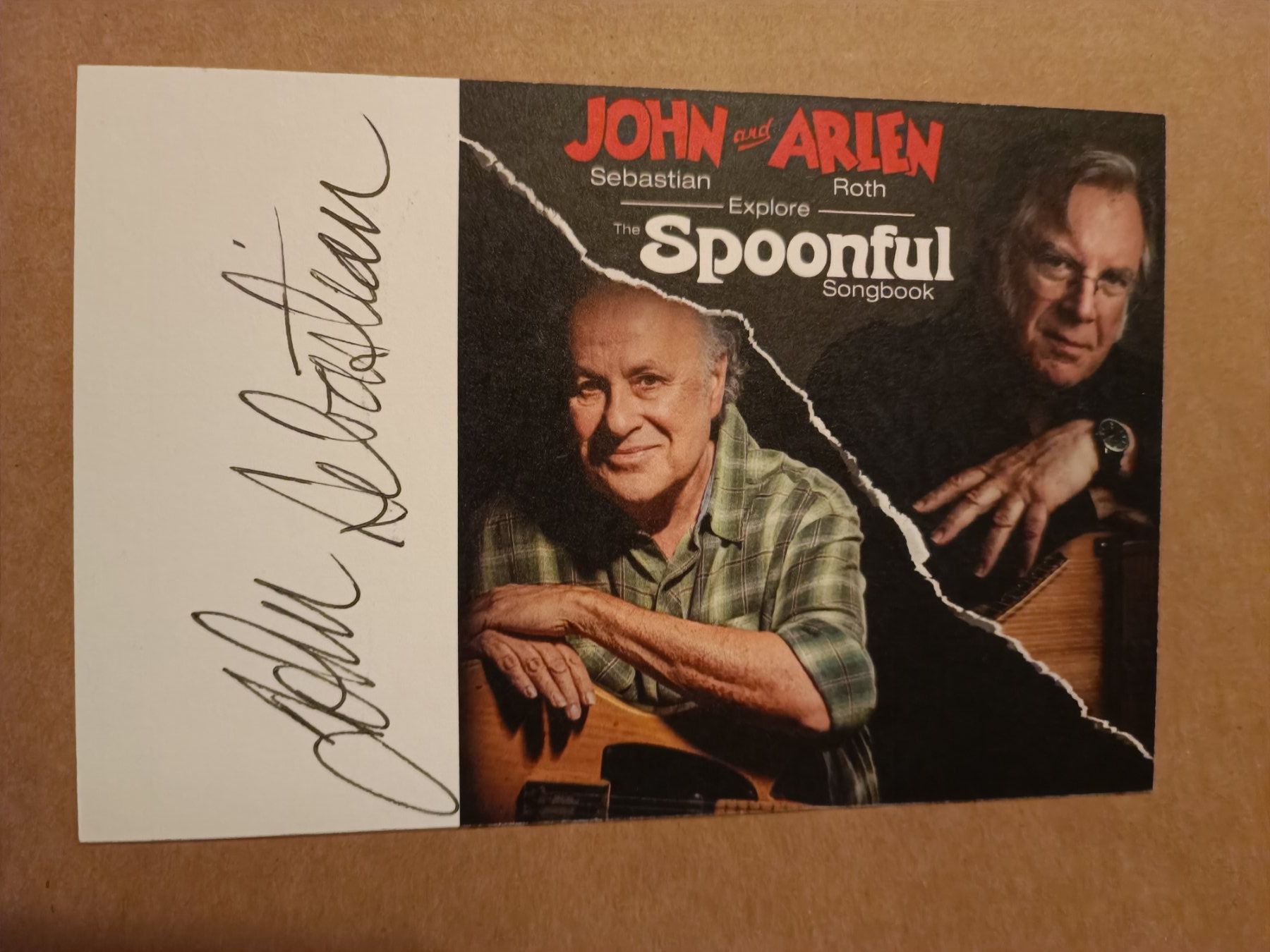 Autografi: John Sebastian - handsigniert - Woodstock – Usato da Menziken venduto da Artographs