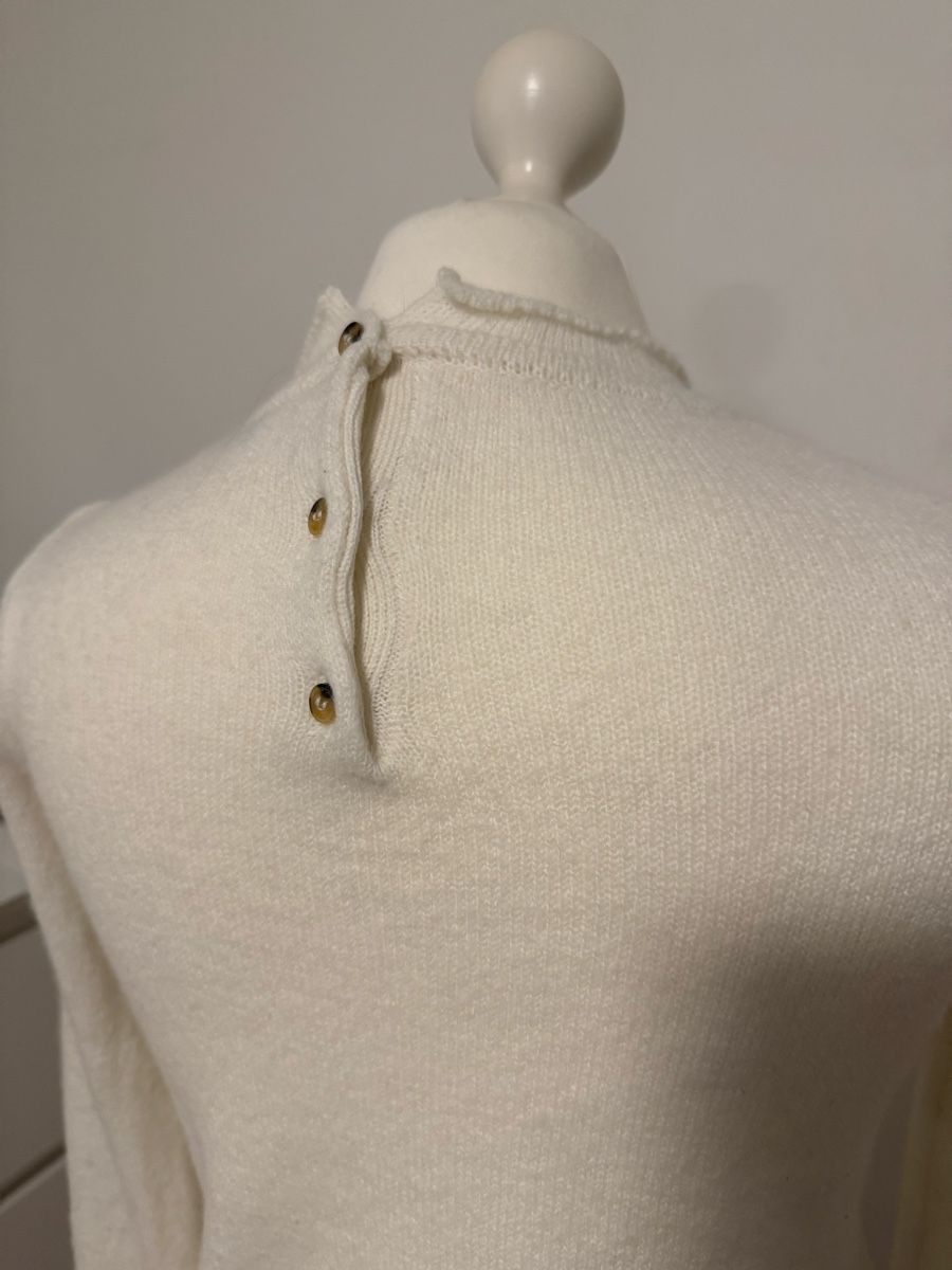 Mango Pullover & Sweatshirts: Pullover Mango cremeweiss mit Wolle XS – Gebraucht aus Stansstad von InStyle8 4