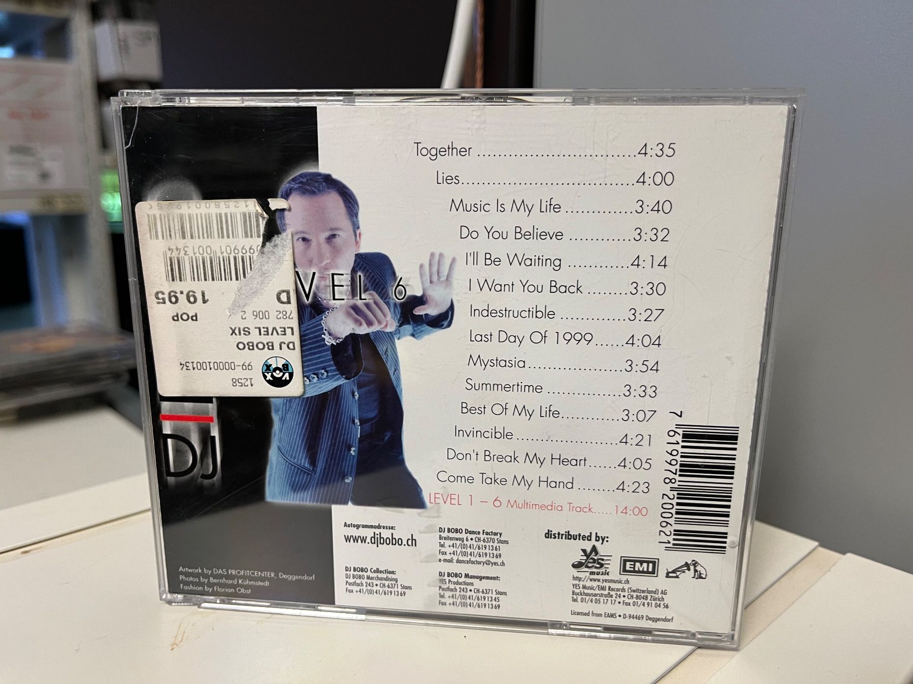 CDs: DJ BoBo - Level 6 - HA11C – Gebraucht aus Küsnacht ZH von hardcore.earth 1