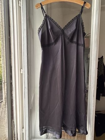 Vintage Slipdress mit Spitze