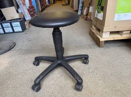 %Top Star Rollhocker H: 40 bis 52cm, Kunstleder