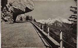 BRÜNIGSTRASSE  -  gegen Hasliberge und Meiringen
