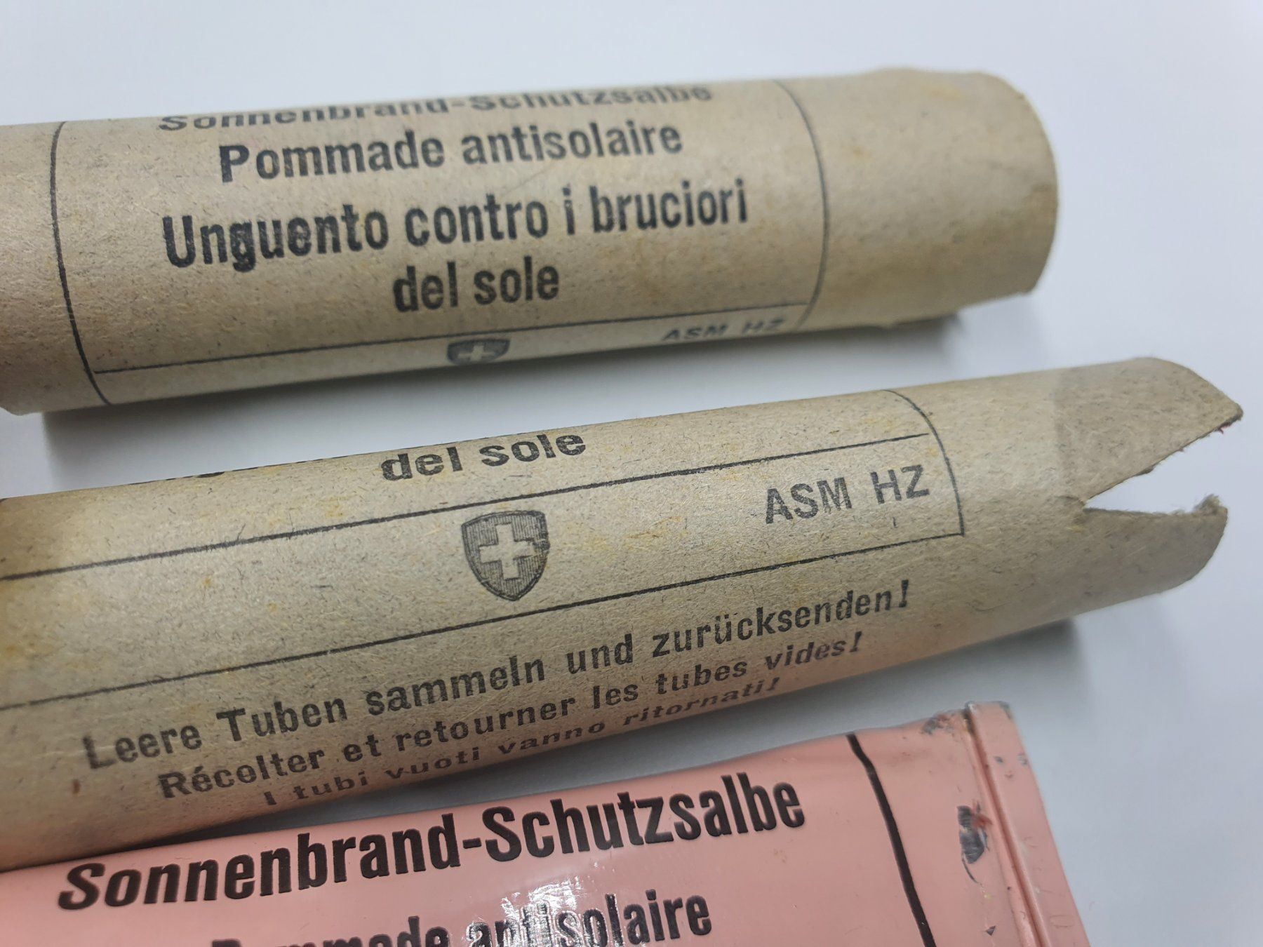 Gesichtspflege: 2x Sonnencreme Armee Schweiz ASM HZ – Neu und originalverpackt aus Baden von swiss-alps 3