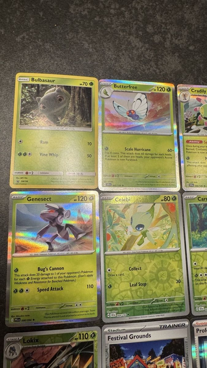 Pokémon Carte collezionabili: Pokemon Karten Pflanzen Set - Holos – Nuovo (secondo la descrizione) da Dietlikon venduto da abd_7qwy 4