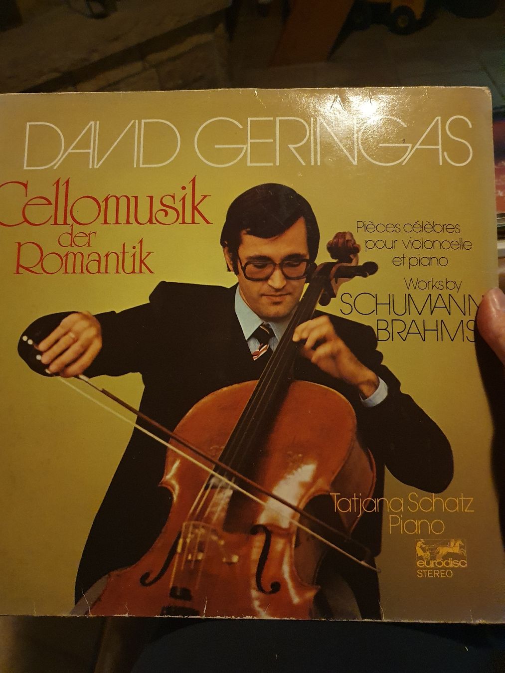 Dischi in vinile: Klassische Schallplatte: David Geringas - Cellomusik  – Usato da Grandval venduto da JeroenK