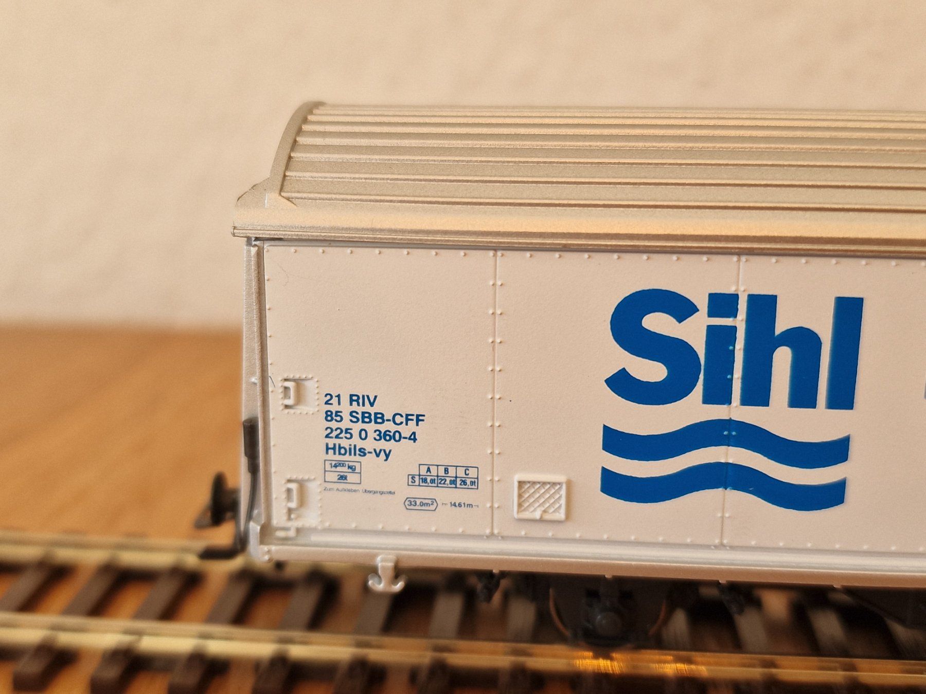 Märklin Modellini di ferrovie: SBB Sihl Papier Güterwagen H0 – Usato da Matten b. Interlaken venduto da lor_hr9w 3