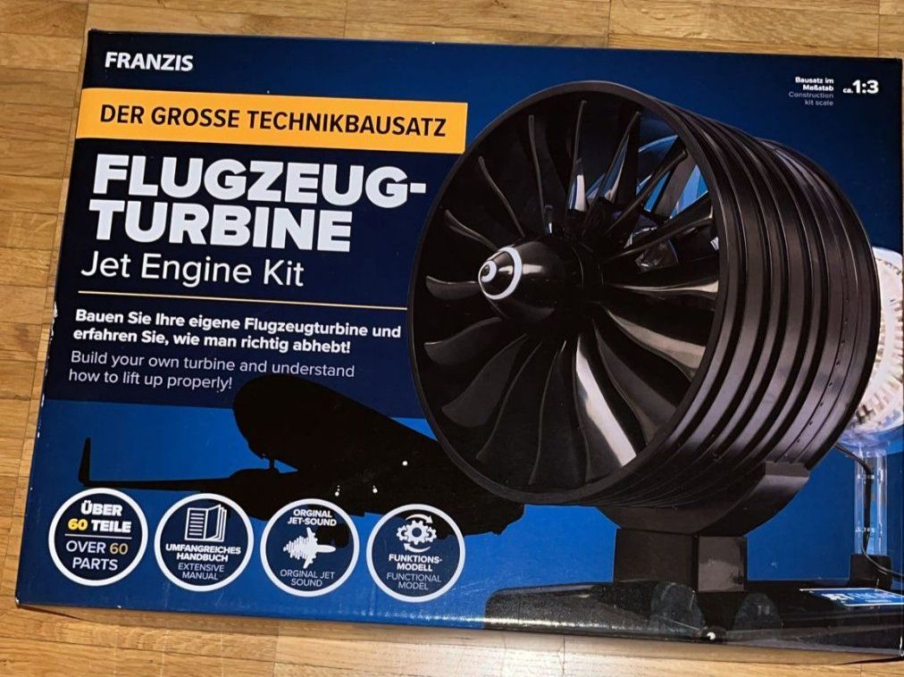 Baukästen: Franzis Flugzeug-Turbine Bausatz inkl. OVP – Gebraucht aus Effretikon von DEINE_HobbyWerkstatt