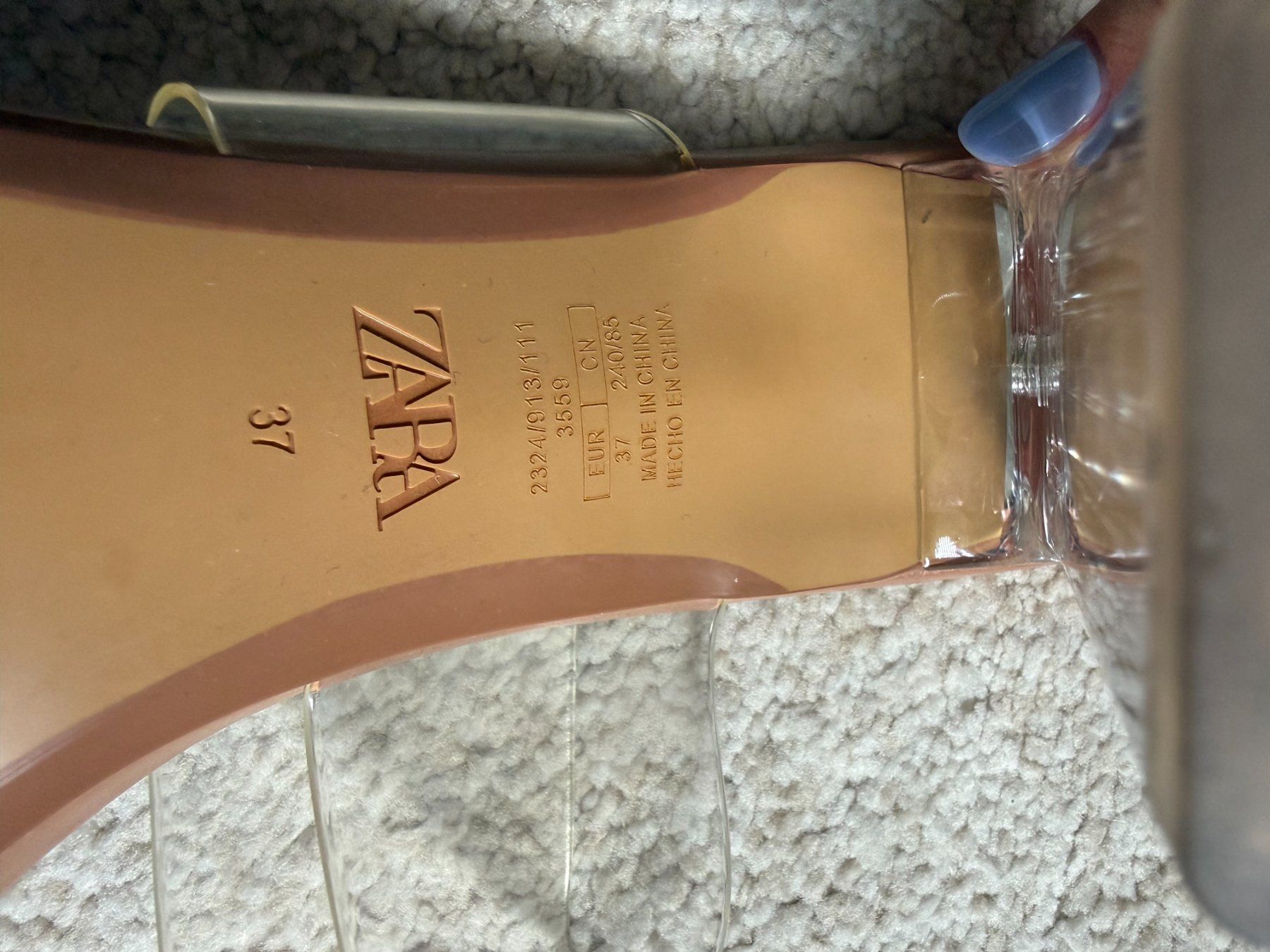 Zara Scarpe da donna: Zara Heels mit transparentem Absatz & Straps – Nuovo (secondo la descrizione) da Grosswangen venduto da ani_gbp2 3