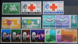 Hong Kong British Kat. 211-223 gest. 1963/66 Kat. 53 Euro