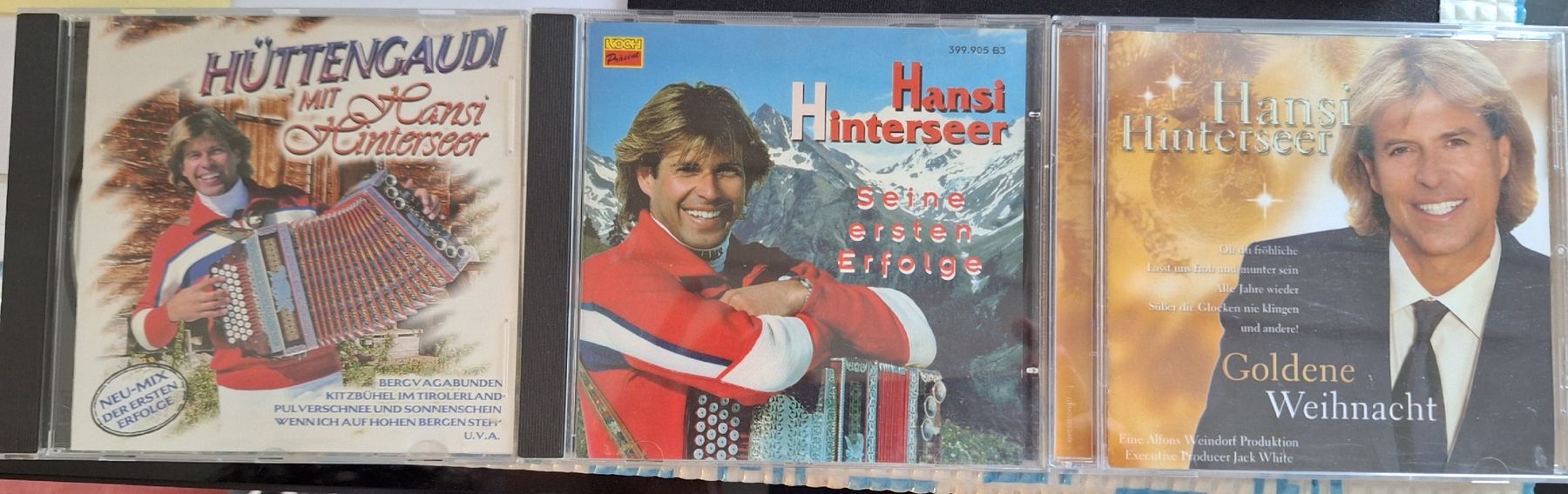 CD: 3x CD HANSI HINTERSEER Noël d'or – Usato da Genève venduto da maria1209